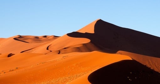 Incredible Sossusvlei Dunes on your next Namibia tours.