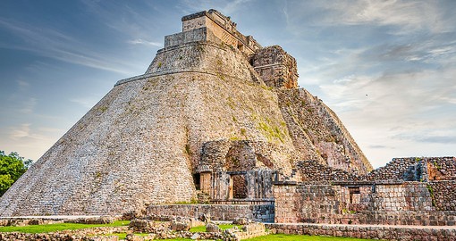 Uxmal's Pyramid of the Magician was mythically build by a powerful dwarf