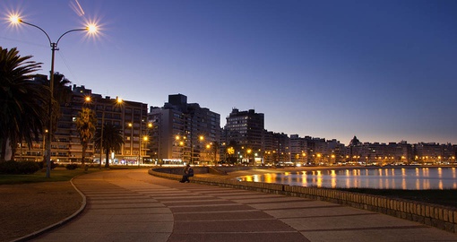 Stroll the Montevideo Rambla on your trip to Uruguay