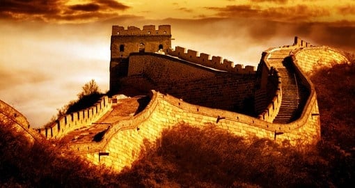 The Great Wall, one of the greatest wonders of the world and a must inclusion on all Asian tours.