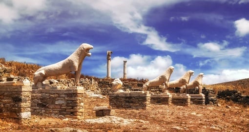 Explore this beautiful city Delos the centre of the Cyclades of the ancient world during your next trip to Greece.