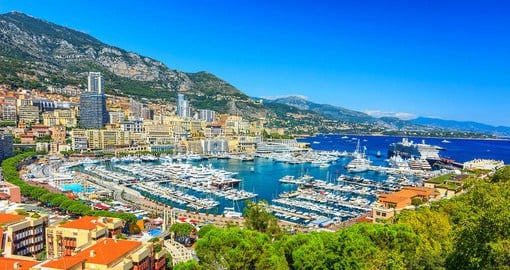 A stunning view of Monte Carlo and the famous Carlo Harbor