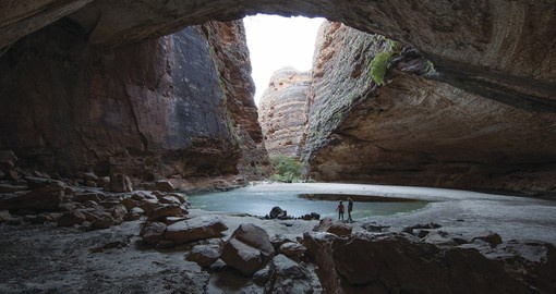 Cathedral Gorge in Purnululu National Park wa image courtesy of Tourism Western Australia