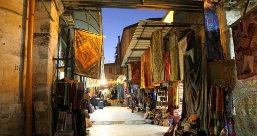 Colorful souks in the old city make for some great photo opportunities on your Israel vacation.