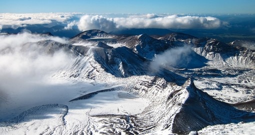 Hike in Tongariro National Park on your New Zealand Vacation