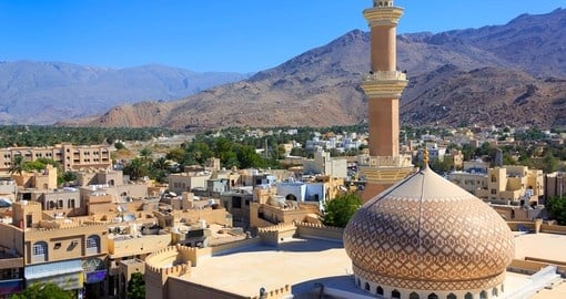 Enjoy this beautiful panorama of Nizwa during your next trip to Oman.