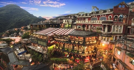Explore the village of Chiufen that inspired the movie Spirited Away during your Taiwan Vacation.