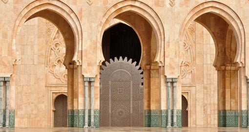 Details of Hassan II mosque