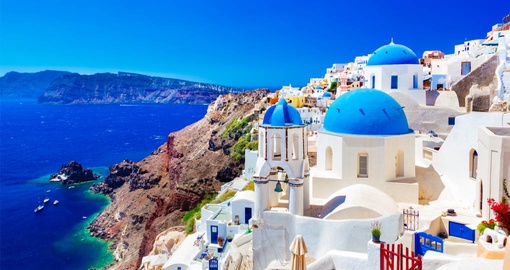 Discover gorgeous and colorful Oia during your next trip to Greece.