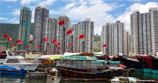 Aberdeen in Hong Kong is the perfect place to see the many floating villages on your Hong Kong Vacation