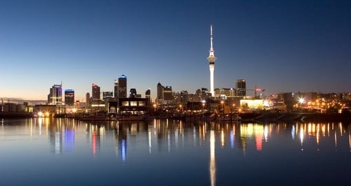 Experience Skyline view of Auckland city on your next New Zealand vacations.