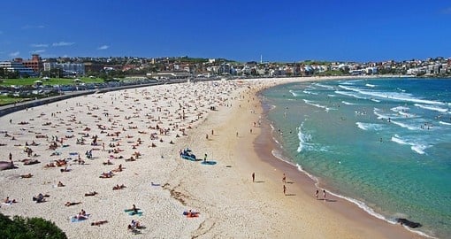 The world famous Bondi Beach - a most certain inclusion on all Australia tours