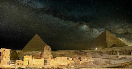 Giza's famed pyramids were built between 2,550 and 2,490 BC