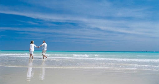 Stroll on pristine Cable Beach on your Australia Vacation