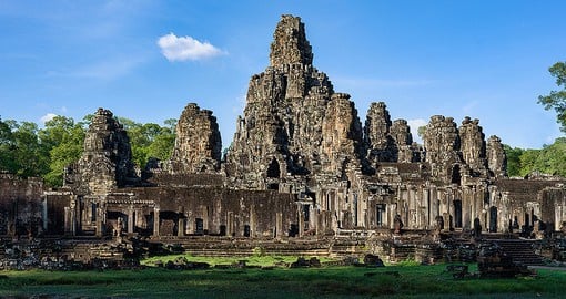 Angkor Thom was the last capital of the Khmer Empire