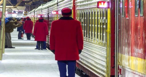 Your vacation in Russia includes a overnight train journey