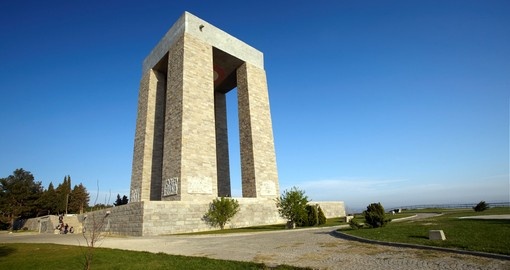 You will see the Gallipoli Monument when visiting Turkey
