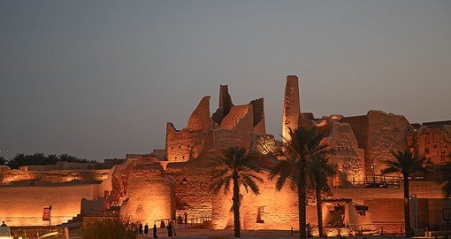 Salwa Palace at At-Turaif is a UNESCO World Heritage site