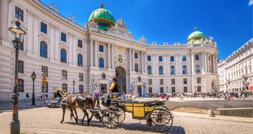 The Hofburg, the imperial palace of the Habsburg dynasty, today it serves as the residence of the President of Austria