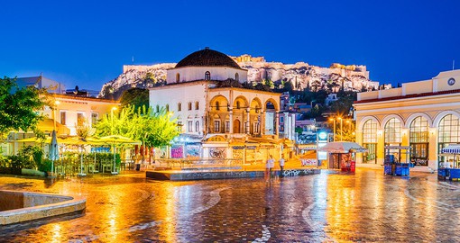 Plaka, know as the “Neighborhood of the Gods" is Athens' oldest district