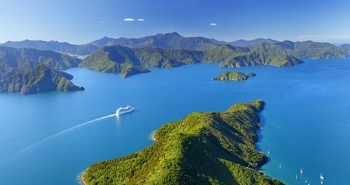A cruise on Malborough Sound is a great inclusion for your New Zealand vacation.