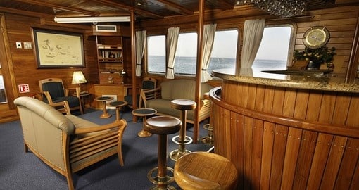 Experience all the amenities of M/V Coral I on your next trip to Ecuador.