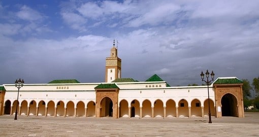 The Royal Palace is a popular tourist spot on Rabat tours.