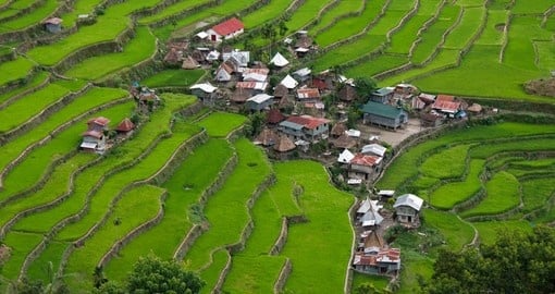 The World Heritage Rice Terraces in Batad are included as part of most clients Philippines vacation.