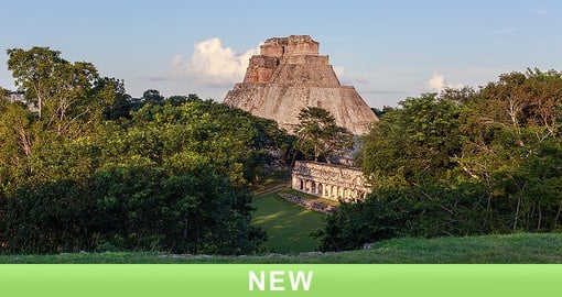 The Pirámide del Adivino is the most recognizable structure in Uxmal