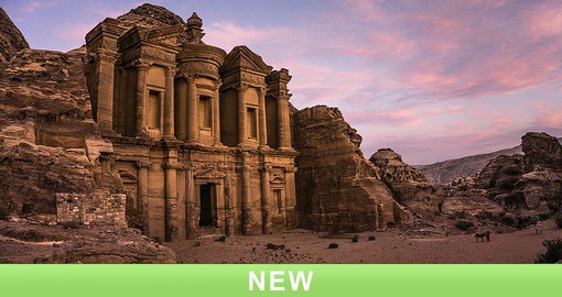 The ancient Nabataean city of Petra, built in the 3rd century BC
