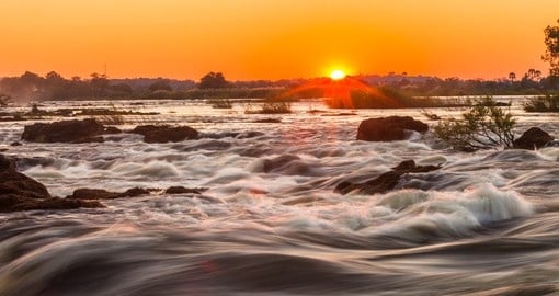 Whitewater rapids are a great photo opportunity while on Victoria Falls tours.