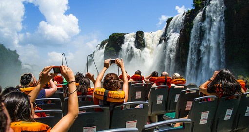 Include visits to both sides of the falls on your Agrentina vacation