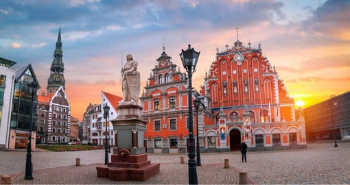 Vibrant Riga, Latvia's capital is dominated by Gothic architecture