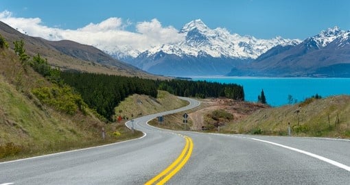 On the road in the South Island