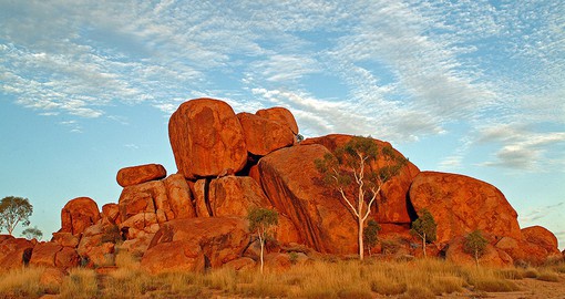 The Devils Marbles, a sacred site to the Warumungu people