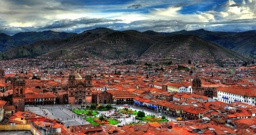 Ancient Cusco, once the capital of the Incan Empire