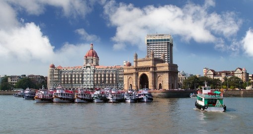 Mumbai India with Gateway and hotel