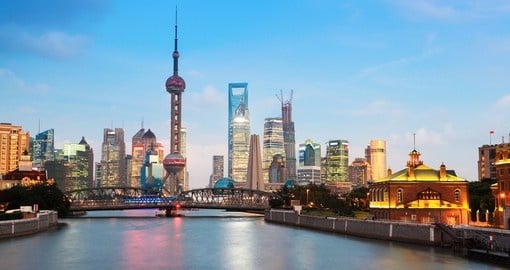 be dazzled by the bright lights on Shanghai on your China Tour