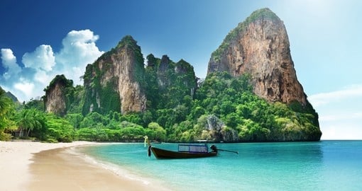 Stroll on peaceful beaches of Krabi on your trip to Thailand