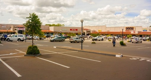 A view of the Lilongwe city mall and a chance to do some shopping on Lilongwe tours.