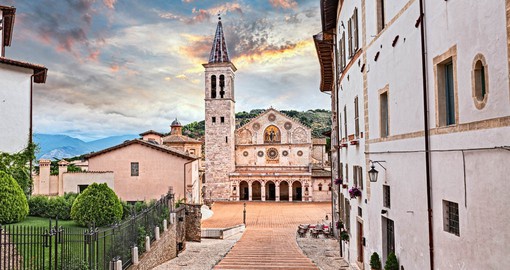 Located at the foot of the Apennine hills, Spoleto dates from the 2nd century