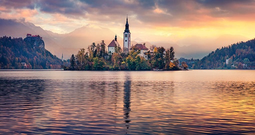 Visit beautiful Lake Bled on your trip to Slovenia