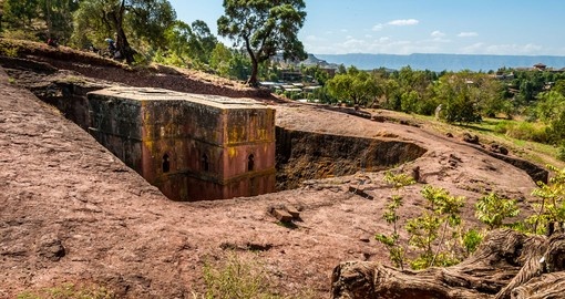 The Church of St. George is a great photo stop while on your Ethiopia vacation.