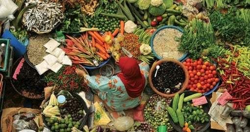 Finding fresh ingredients in Malaysia’s markets.