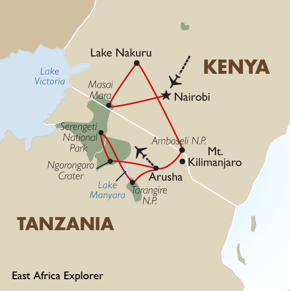 Кения - Танзания в августе 2014