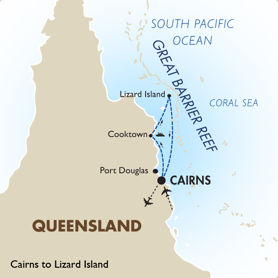 Lizard Island Map