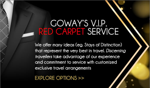 Goway's VIP Red Carpet Service