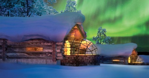Glass Igloos in Northern Finland 