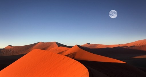 Visit the red sand dunes of Sossusvlei, always a popular inclusion to consider on your Namibia safari.