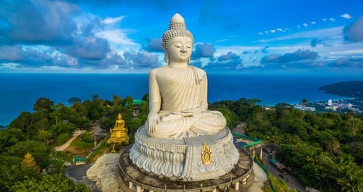 Phuket's Great Buddha reflects the Chinese influence.